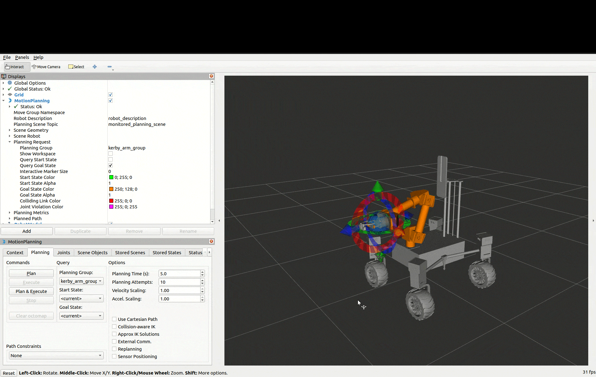 Inverse Kinematics of Onyx